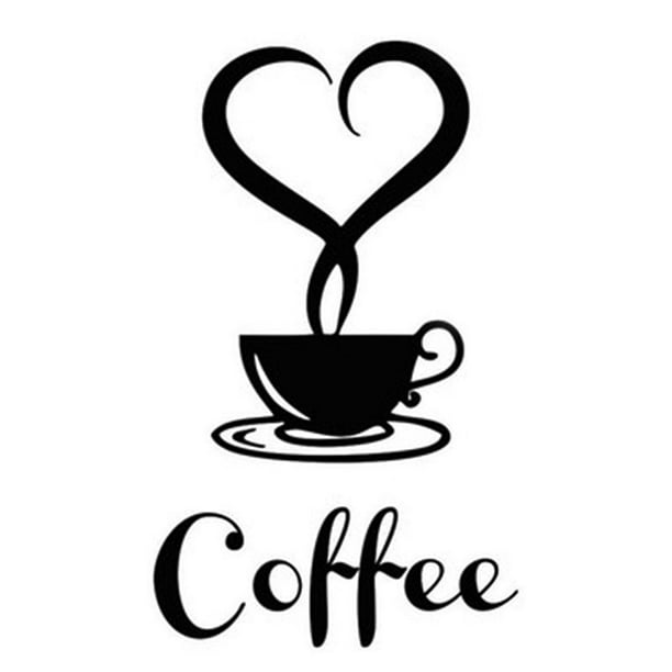 Wall Decals Coffee House Decal Vinyl Sticker Home Decor Coffee Shop Removable
